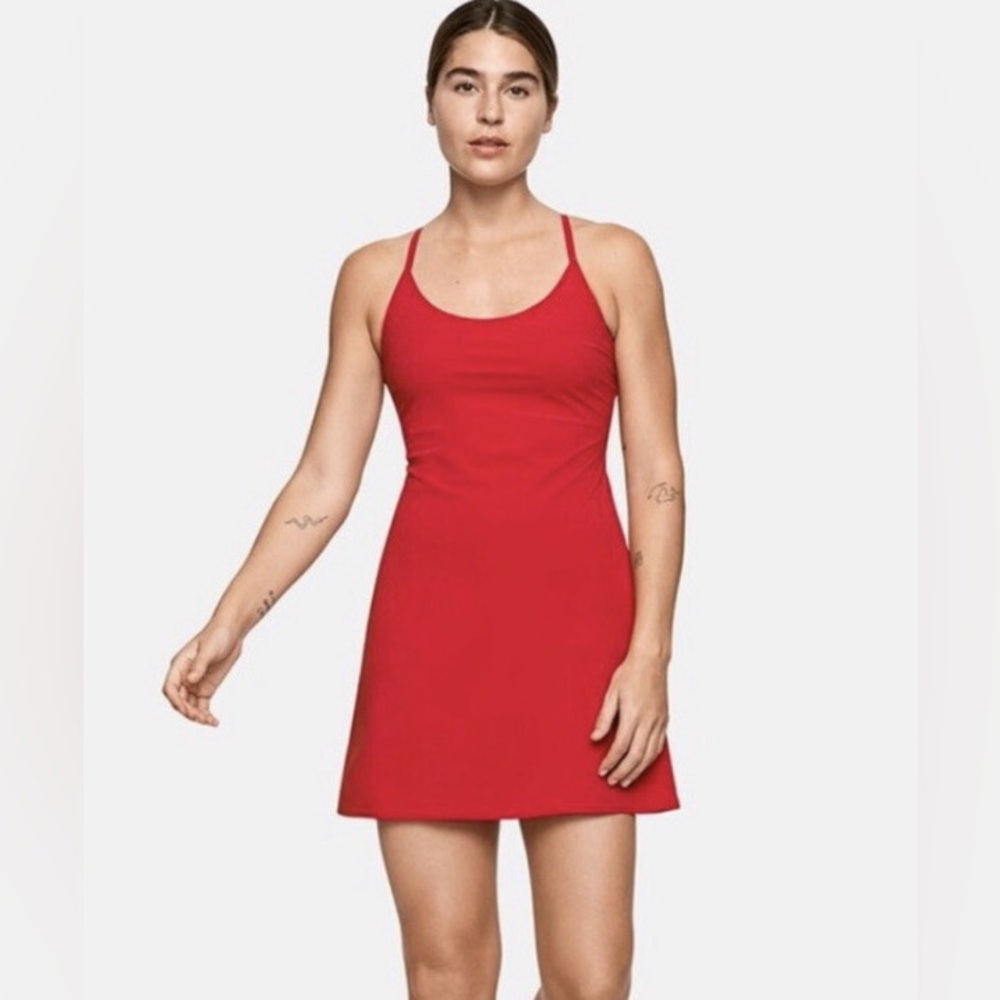 Outdoor Voices Red Dress